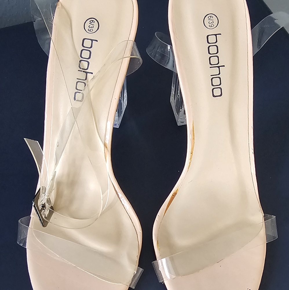 Clear Strappy heels